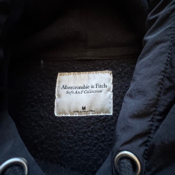 Abercrombie Nylon Mix Sunday Hoodie - Size M - Picture 6 of 6